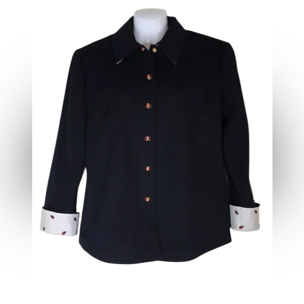 St. John Sport ladybug print  Top